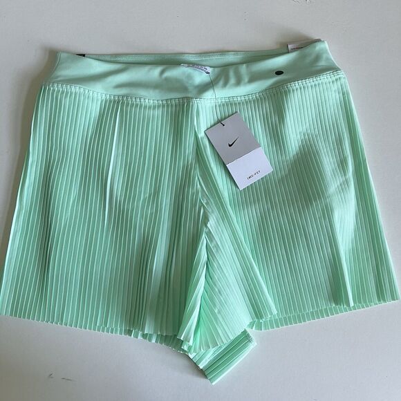 Nike Dri-FIT Ace Pleated Golf Shorts Mint Foam Size Medium - Picture 7 of 11